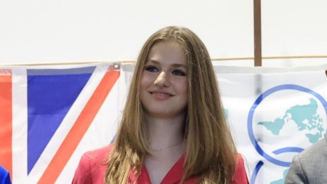 La princesa Leonor en su graduación