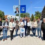 Polanco prosigue con sus actos de campaña por los barrios de Palencia