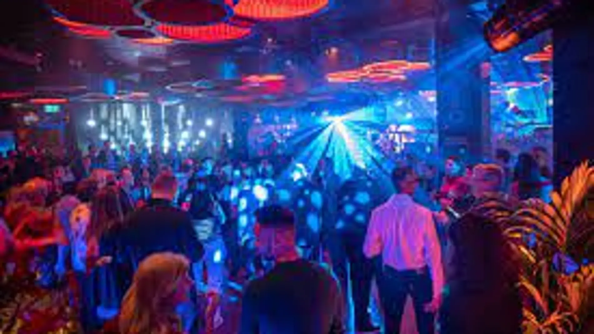 Interior de una discoteca en Barcelona