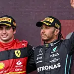 Lewis Hamilton y Carlos Sainz