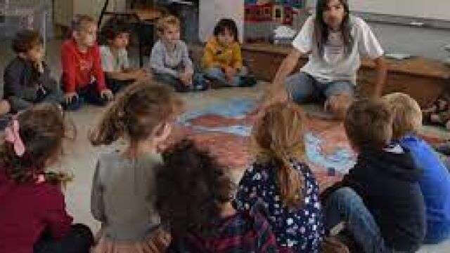 Aula de la Escola Bressola