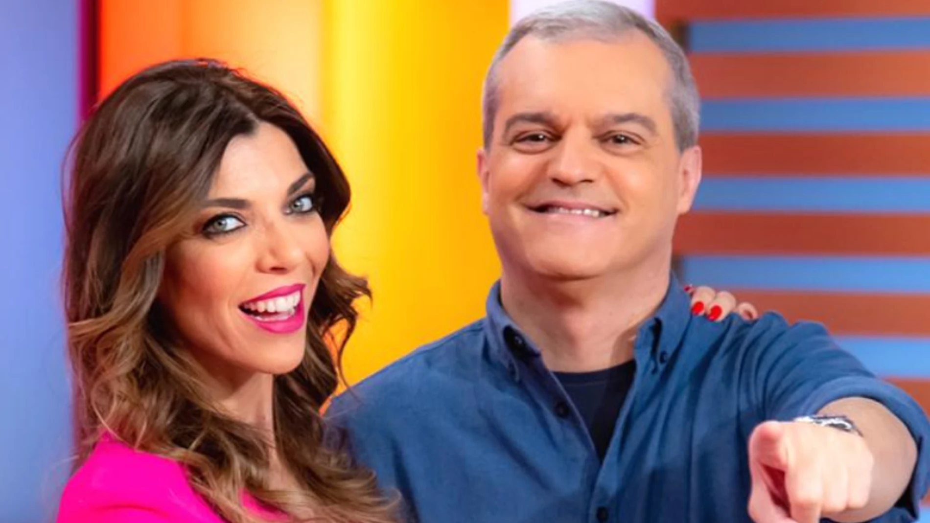 Gloria Santoro y Ramón García, presentadores de 'En Compañía'