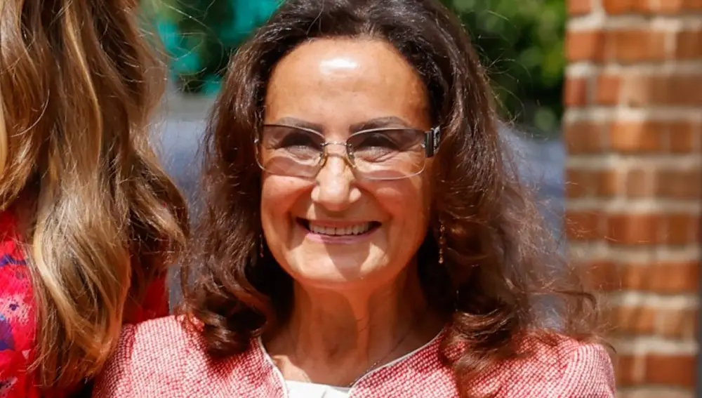 Paloma Rocasolano en la confirmación de la infanta Sofía