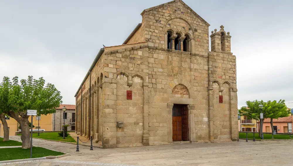 Iglesia de Olbia, ciudad de la isla de Cerdeña