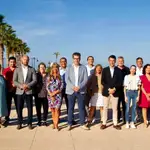 Miembros de la candidatura del PSOE de Mojácar