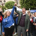 Fernández Mañueco junto a Cristina Ayala en Burgos