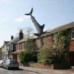 El tiburón de Headington es un monumento que se encuentra en Oxford, Inglaterra