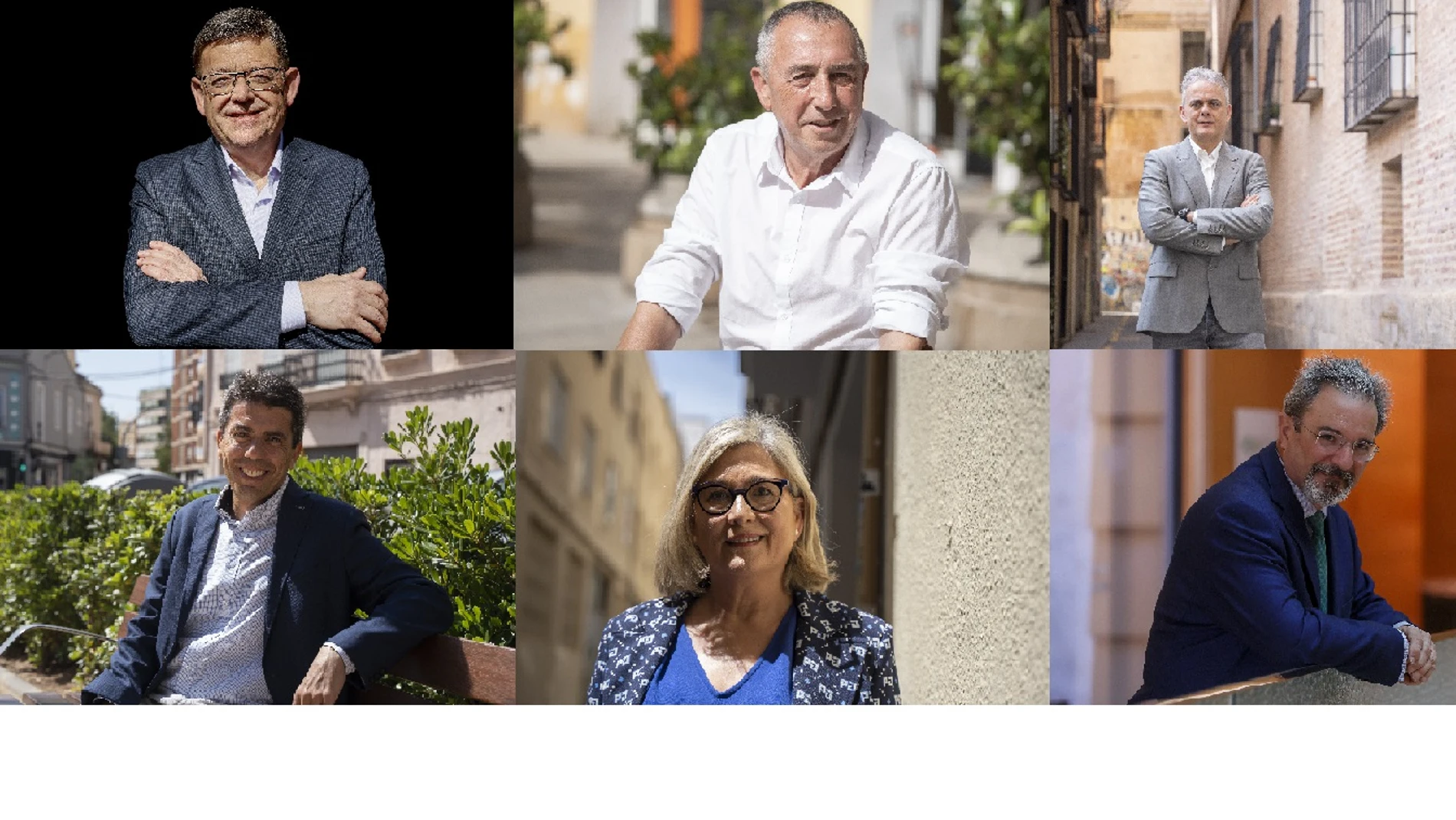 Los seis principales candidatos a la GeneralitatARCHIVO25/05/2023