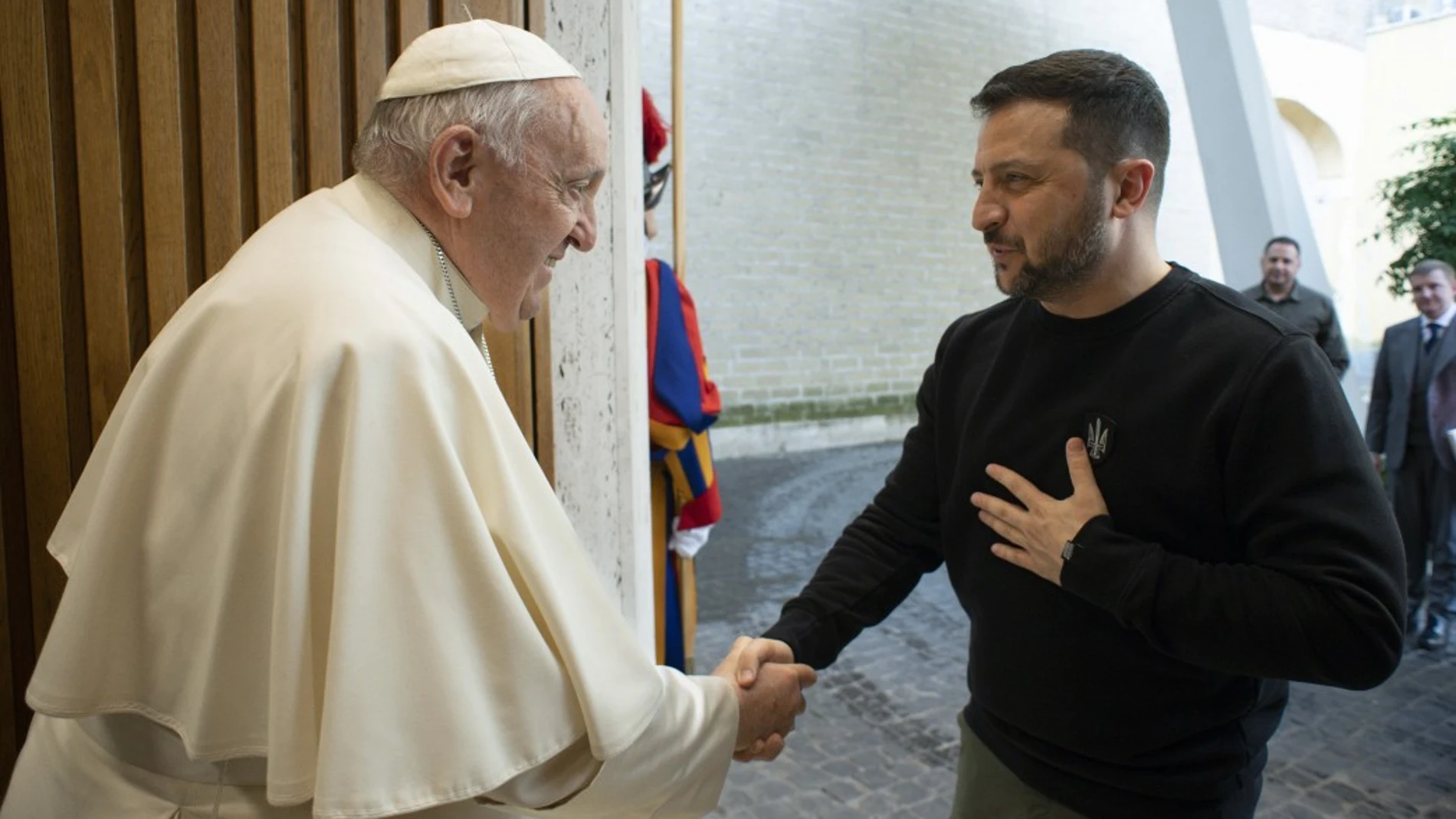 El pasado día 12 el presidente ucraniano se reunió con el Papa en Roma