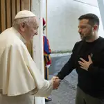 El pasado día 12 el presidente ucraniano se reunió con el Papa en Roma