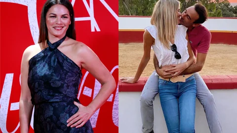 Montaje de Fabiola Martínez, Enrique Ponce y Ana Soria