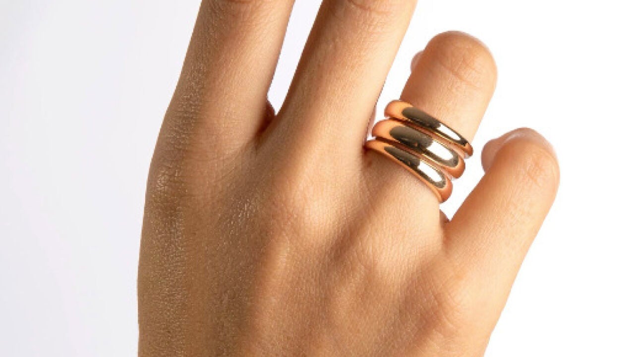 Anillo tres aros entrelazados sale