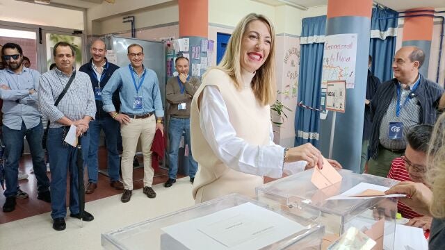 28M.- Guardiola (PP) confía en "un cambio histórico" para ser la primera mujer presidenta de Extremadura
