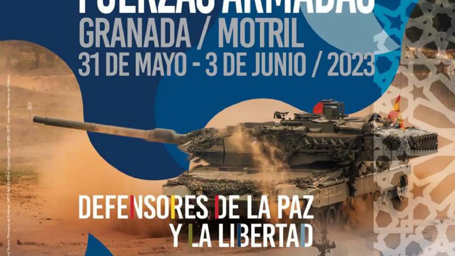 El cartel del Día de las Fuerzas Armadas