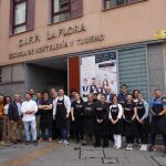 Foto de familia de El Bar La Niña, uno de los finalistas