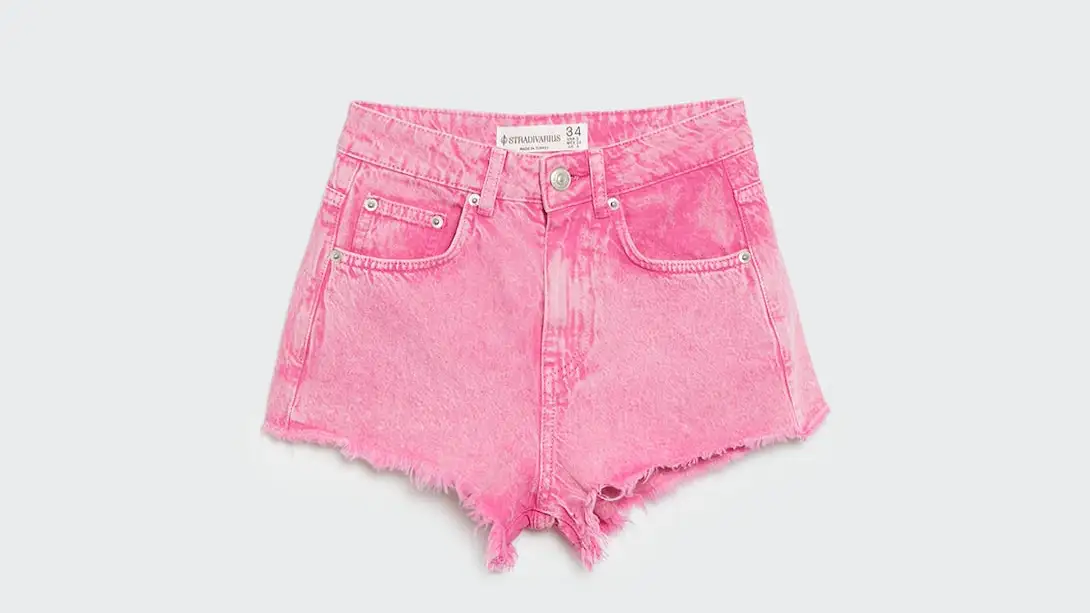 Shorts color acid wash