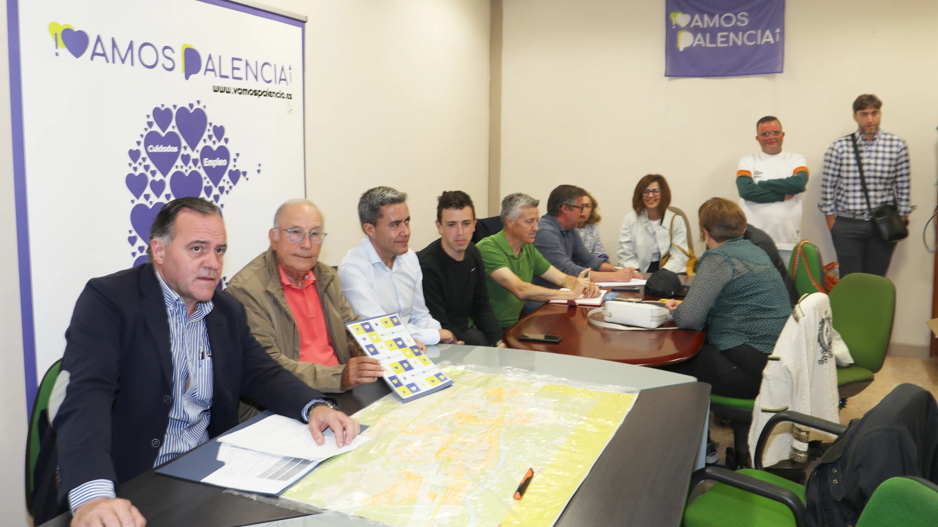 Reunión de la asamblea de Vamos Palencia para decidir un posible pacto electoral