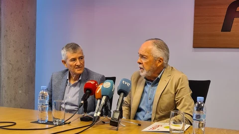 El presidente de Froet, Pedro Díaz y el secretario general, Manuel Pérezcarro