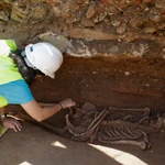 Halladas en Barcelona siete tumbas con restos humanos, cuatro de ellas de época romana