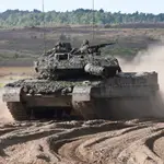 Imagen del Leopard 2A7+, la última versión disponible de este carro de combate de KMW