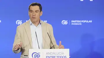 Moreno en su intervención en la Junta Directiva del PP-A