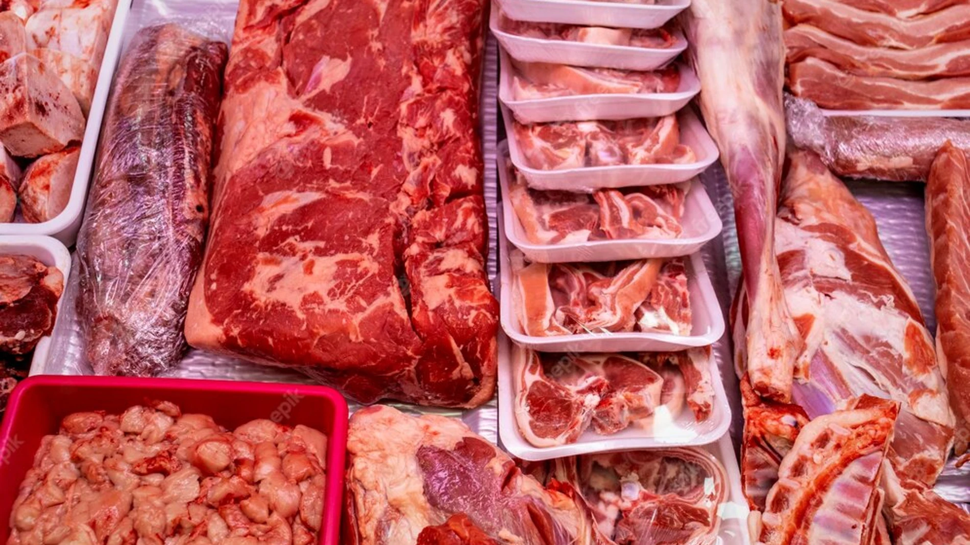 carne canicería mercado