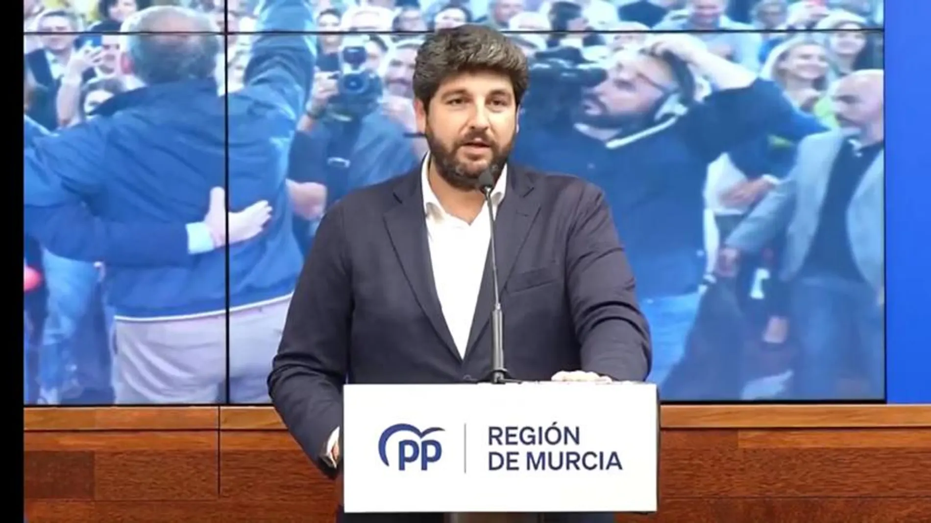 Fernando López Miras, en su intervención en la Junta Directiva Regional