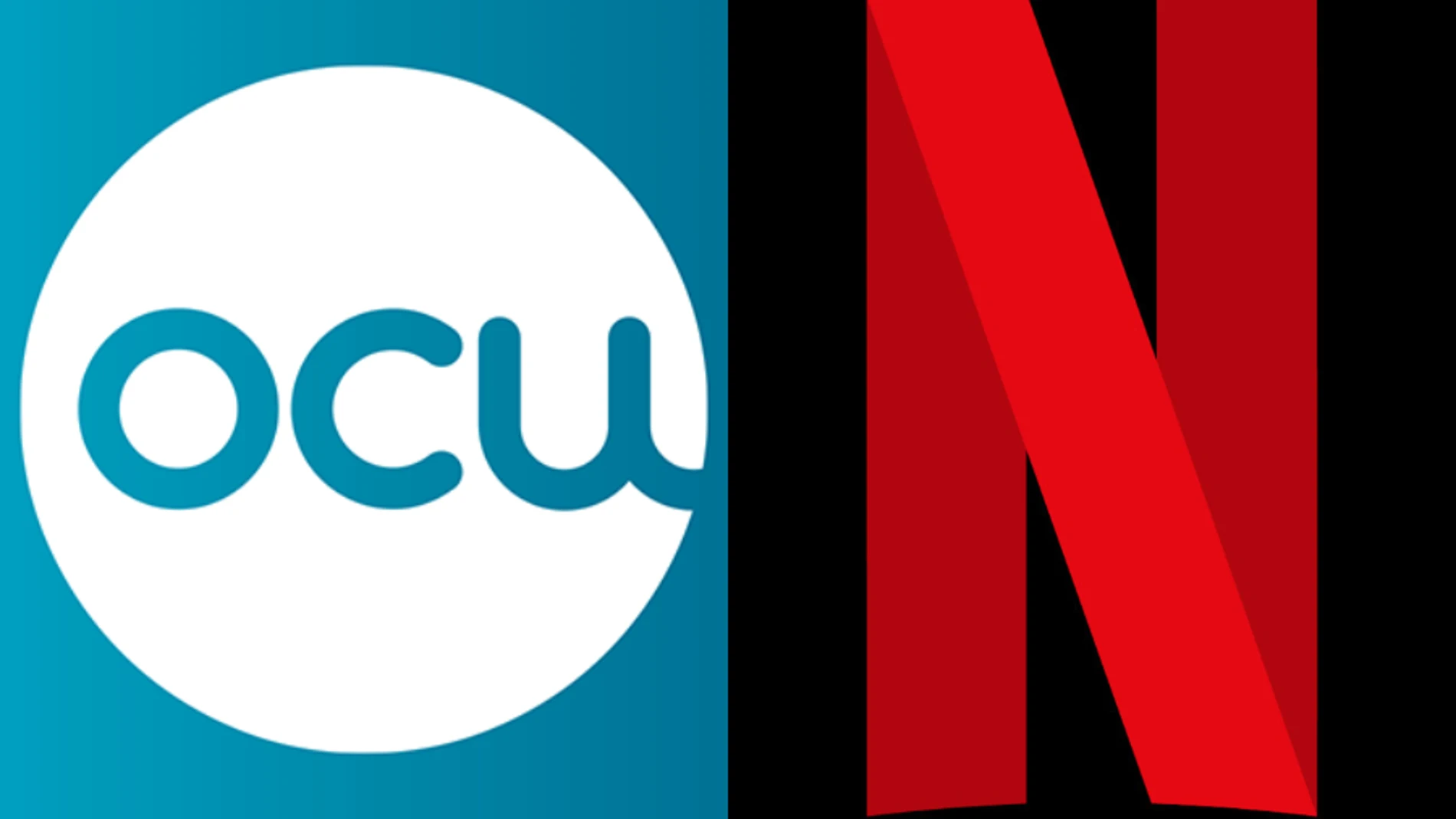 Logotipos de OCU y Netflix