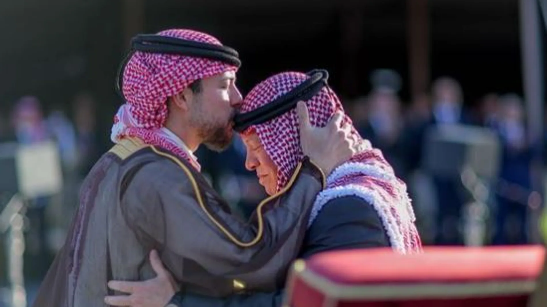 El príncipe Hussein y el rey Abadlá II