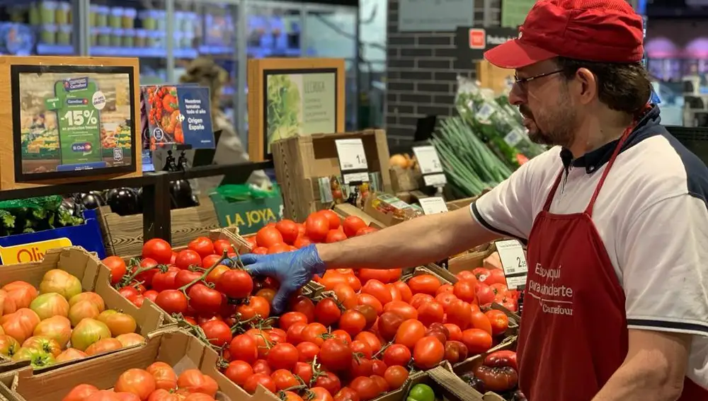Trabajador de Carrefour