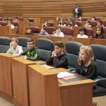 Pleno Infantil en las Cortes de Castilla y León