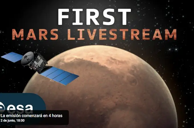 Imágenes de Marte, en directo: siga la primera retransmisión en vivo de la historia del Planeta Rojo