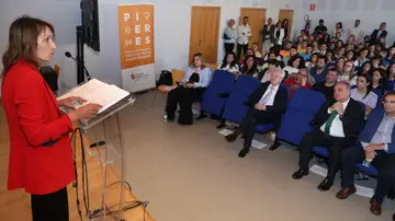 La consejera de Educación, Rocío Lucas, inaugura el I Encuentro de Escuelas Saludables de Castilla y León 2023