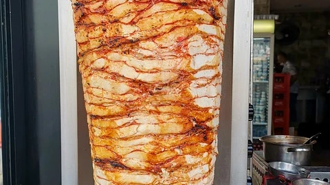 Un pincho de Kebab
