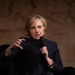 Hillary Clinton, durante su conferencia en Barcelona