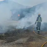 Así ha sido el aparatoso incendio de Valverde de Alcalá