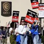 Protesta de guionistas de Hollywood