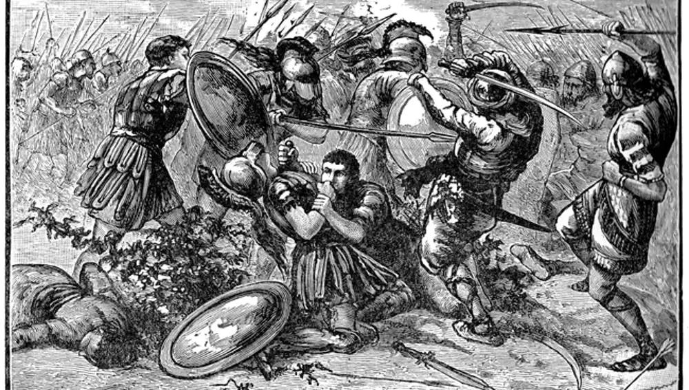 Ilustración de la batalla de Cunaxa