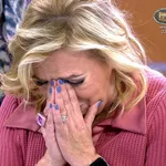 Carmen Borrego llorando en "Sálvame"