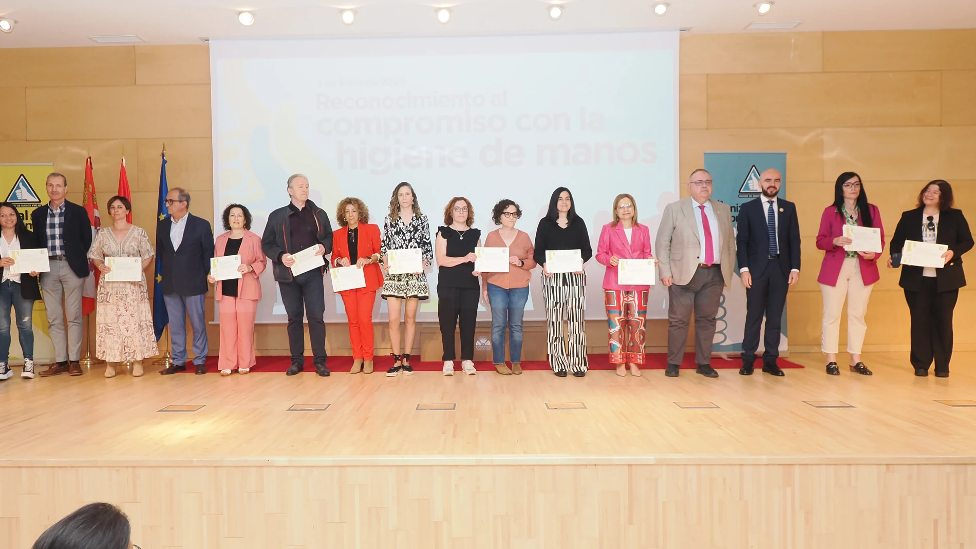 Entrega de los premios "Reconocimiento al compromiso con la higiene de manos"
