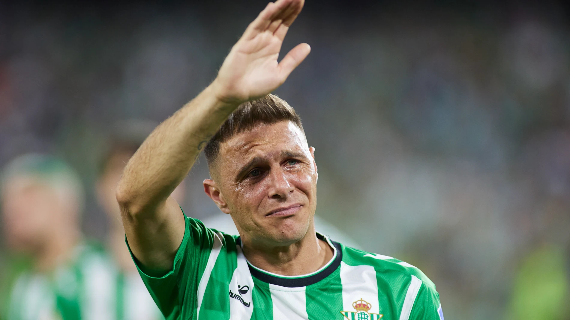 Joaquin Sanchez of Real Betis gestures during the spanish league, La Liga Santander, football match played between Real Betis and Valencia CF at Benito Villamarin stadium on June 4, 2023, in Sevilla, Spain. Joaquin Corchero / Afp7 04/06/2023 ONLY FOR USE IN SPAIN