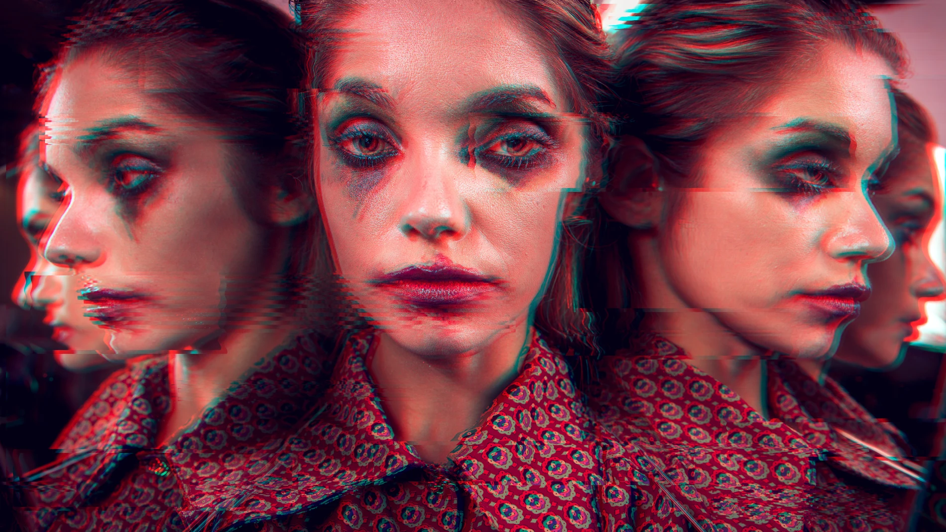 Mujer alucinación depresión droga LSD