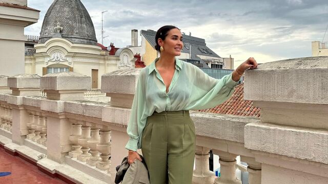 Vicky Martín Berrocal con look de Zara.