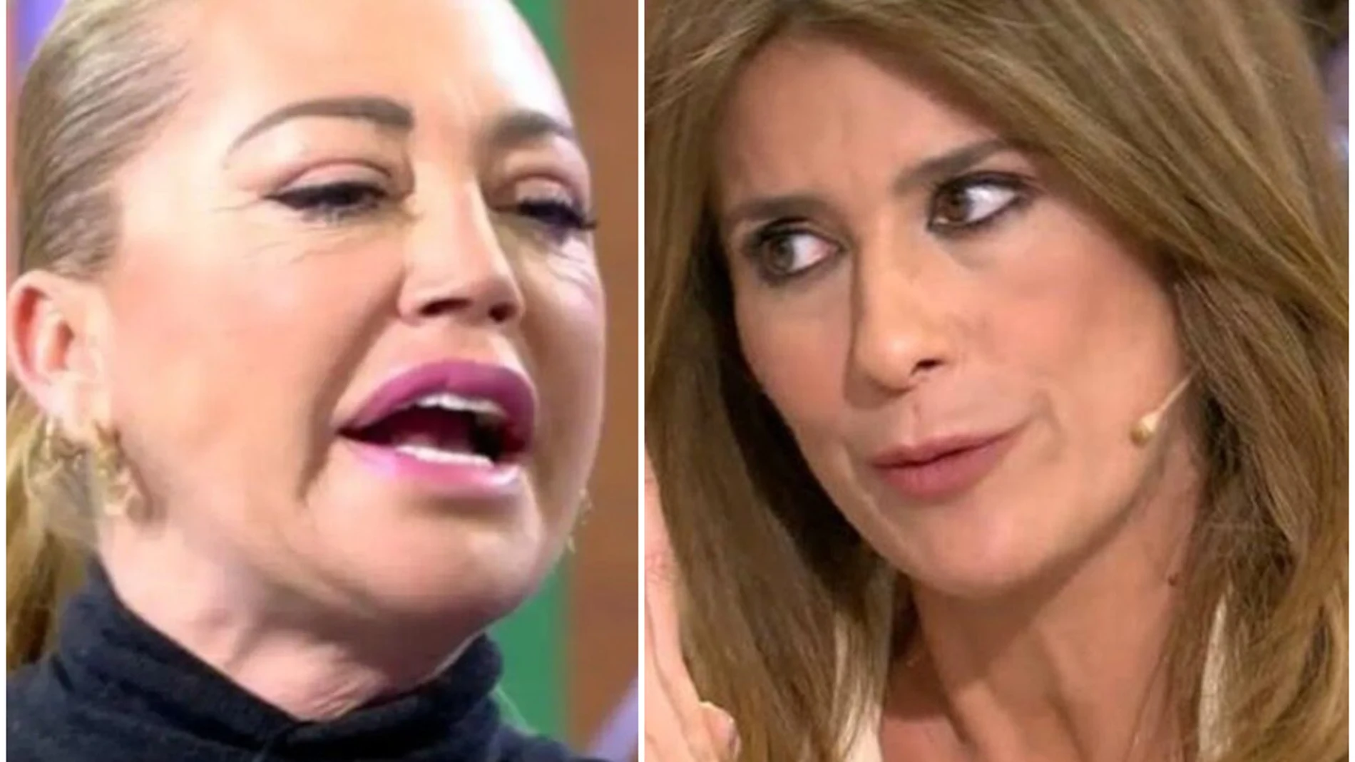 Belén Esteban y Gema López se enfrentan en "Sálvame"