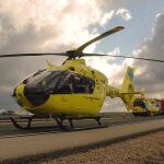 La mujer ha sido trasladada en helicóptero al hospital de Salamanca