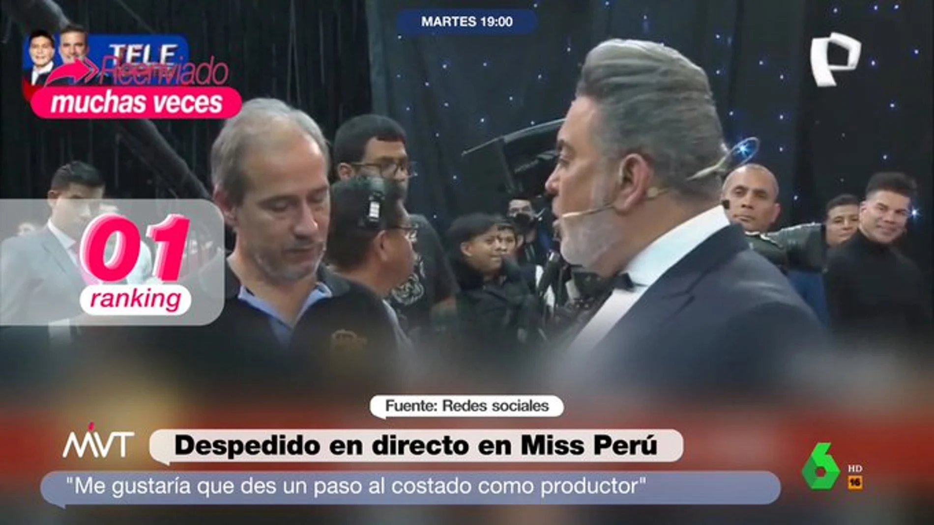 'Más Vale Tarde' evidencia el montaje del despido en Miss Perú