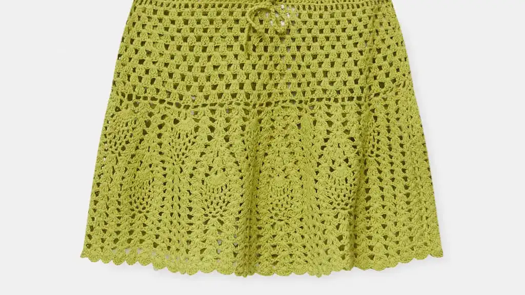 Minifalda crochet