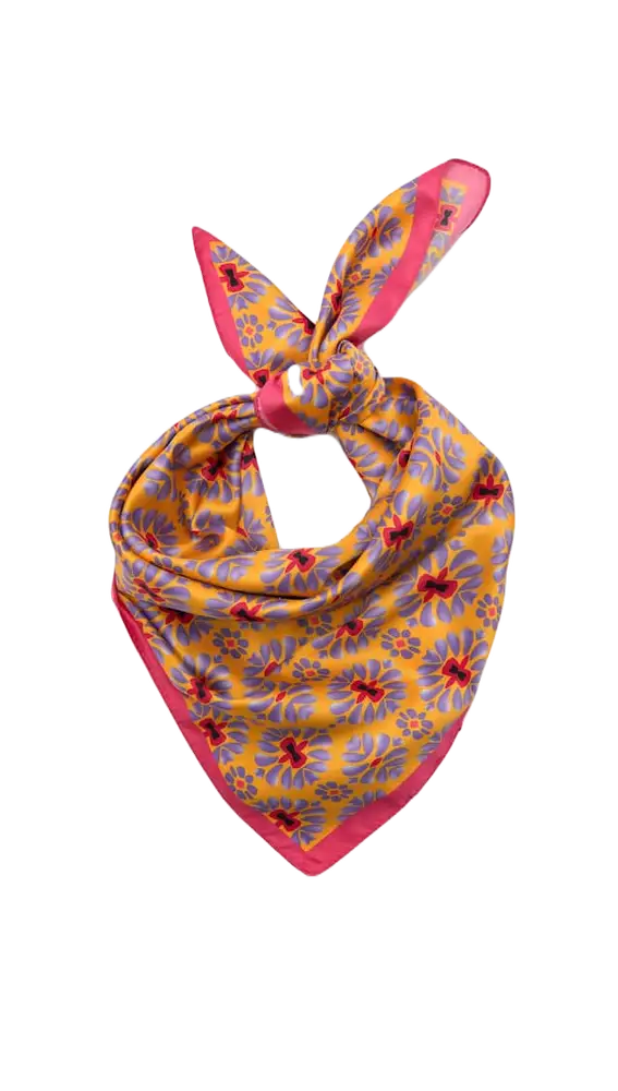 panuelo flores geometricas 67 Geometric flower scarf