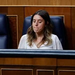 MADRID, 10/05/2023.- La ministra de Igualdad, Irene Montero, durante la sesión de control al Gobierno celebrada este miércoles en el Congreso. 