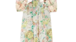 Vestido midi estampado chitton cut out